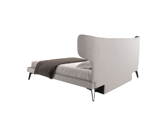Lit en tissu gris clair 7160 Angel Cerdá