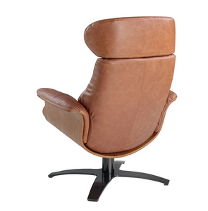 Fauteuil pivotant marron Angel Cerda 5083