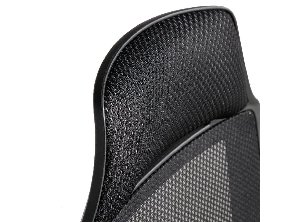 Fauteuil bureau pivotant cuir reconstitué noir design | Office