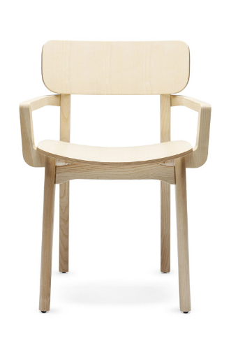 Chaise d'intérieur mat laqué "Cacao L-P" Chairs&More