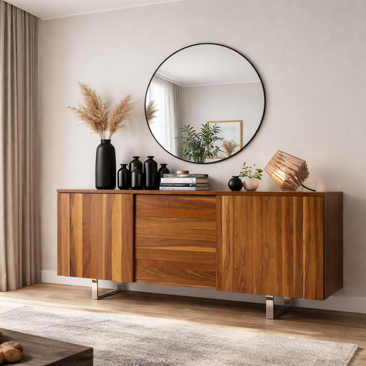 Buffet design en bois de noyer – Angel Cerda 3056