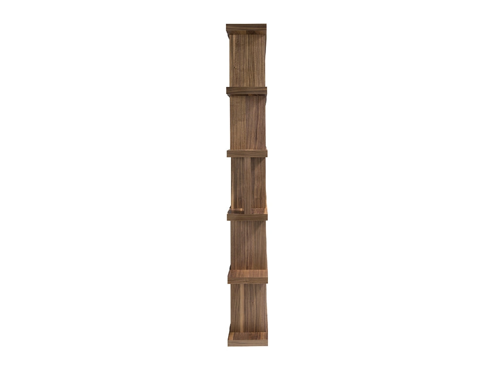 Étagère en bois couleur noyer Angel Cerda 3023