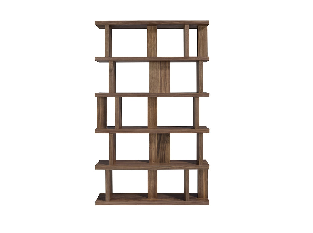 Étagère en bois couleur noyer Angel Cerda 3023