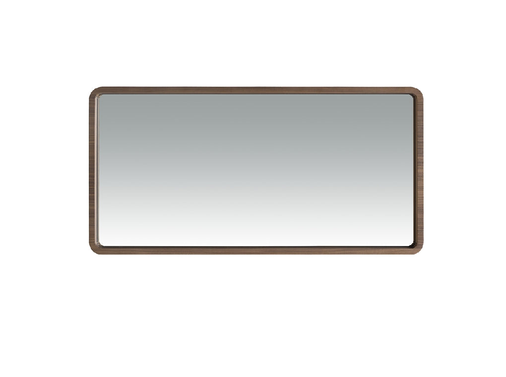 Miroir rectangulaire avec cadre en bois de noyer Angel Cerda 3035