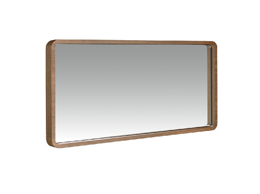 Miroir rectangulaire avec cadre en bois de noyer Angel Cerda 3035