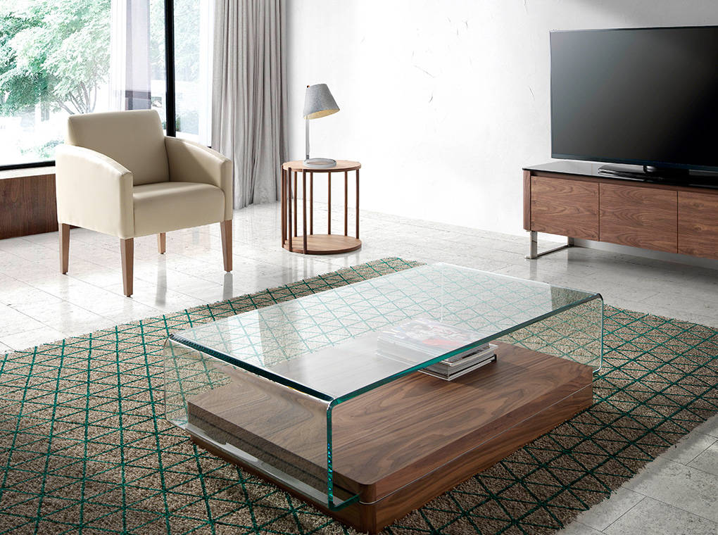 Table d'angle ronde Angel Cerda 2039