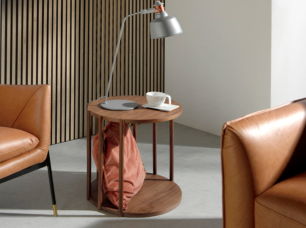 Table d'angle ronde Angel Cerda 2039