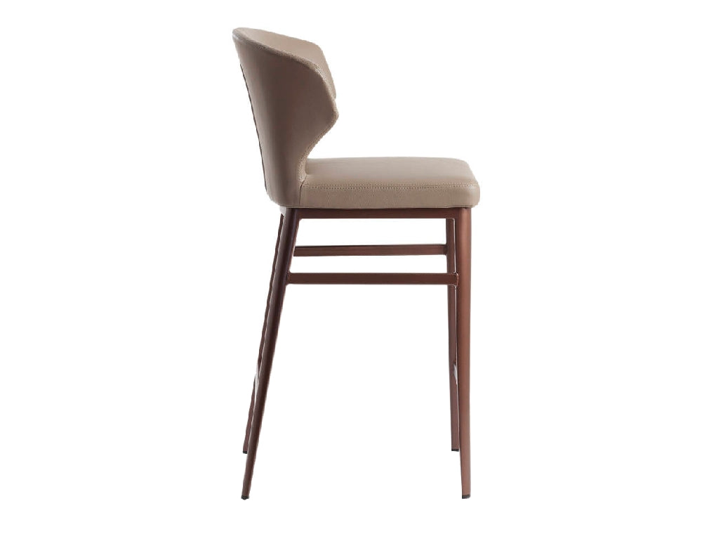 Angel Cerda Tabouret rembourré en similicuir 4000