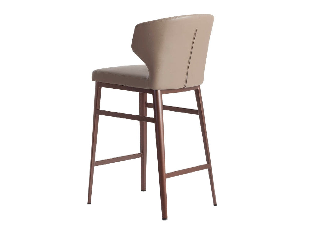 Angel Cerda Tabouret rembourré en similicuir 4000