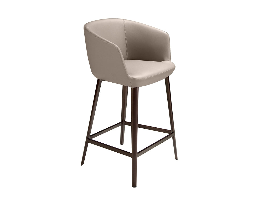 Angel Cerda Tabouret en croûte de cuir 4134
