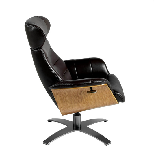 Fauteuil pivotant noir Angel Cerda