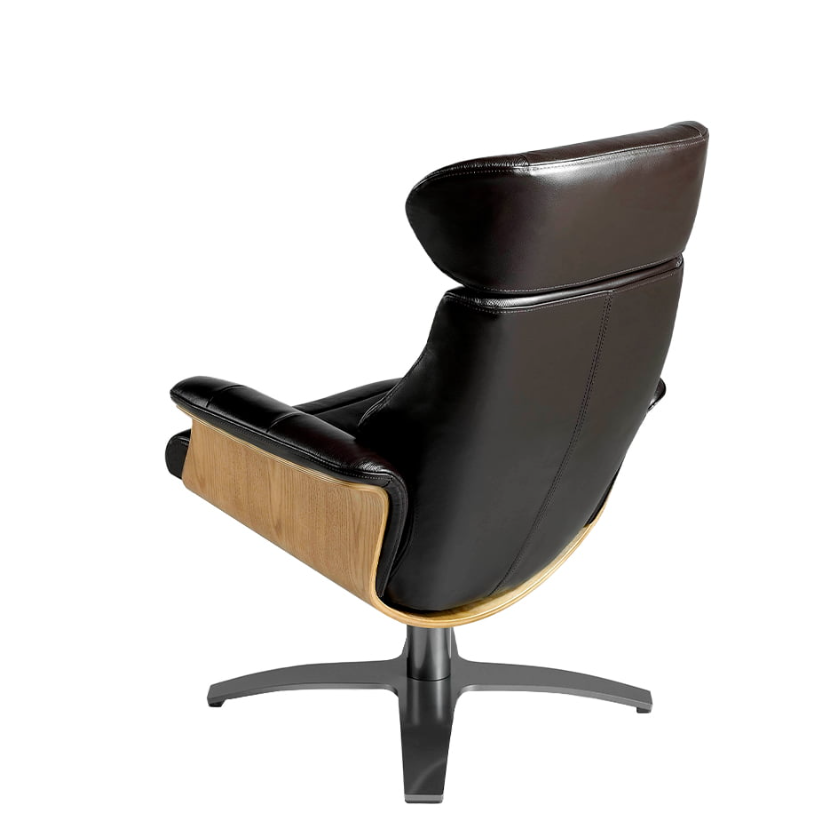 Fauteuil pivotant noir Angel Cerda