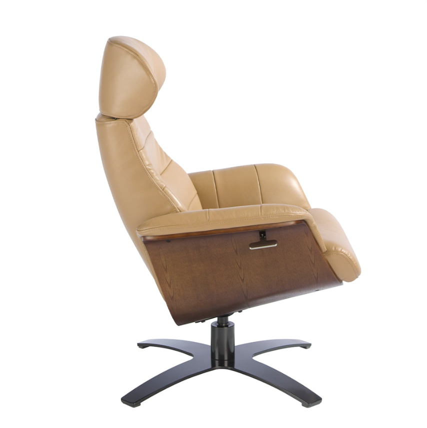 Fauteuil pivotant sable Angel Cerda