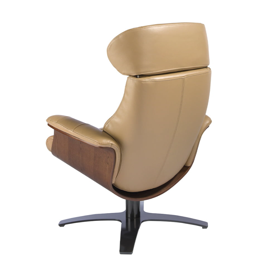 Fauteuil pivotant sable Angel Cerda