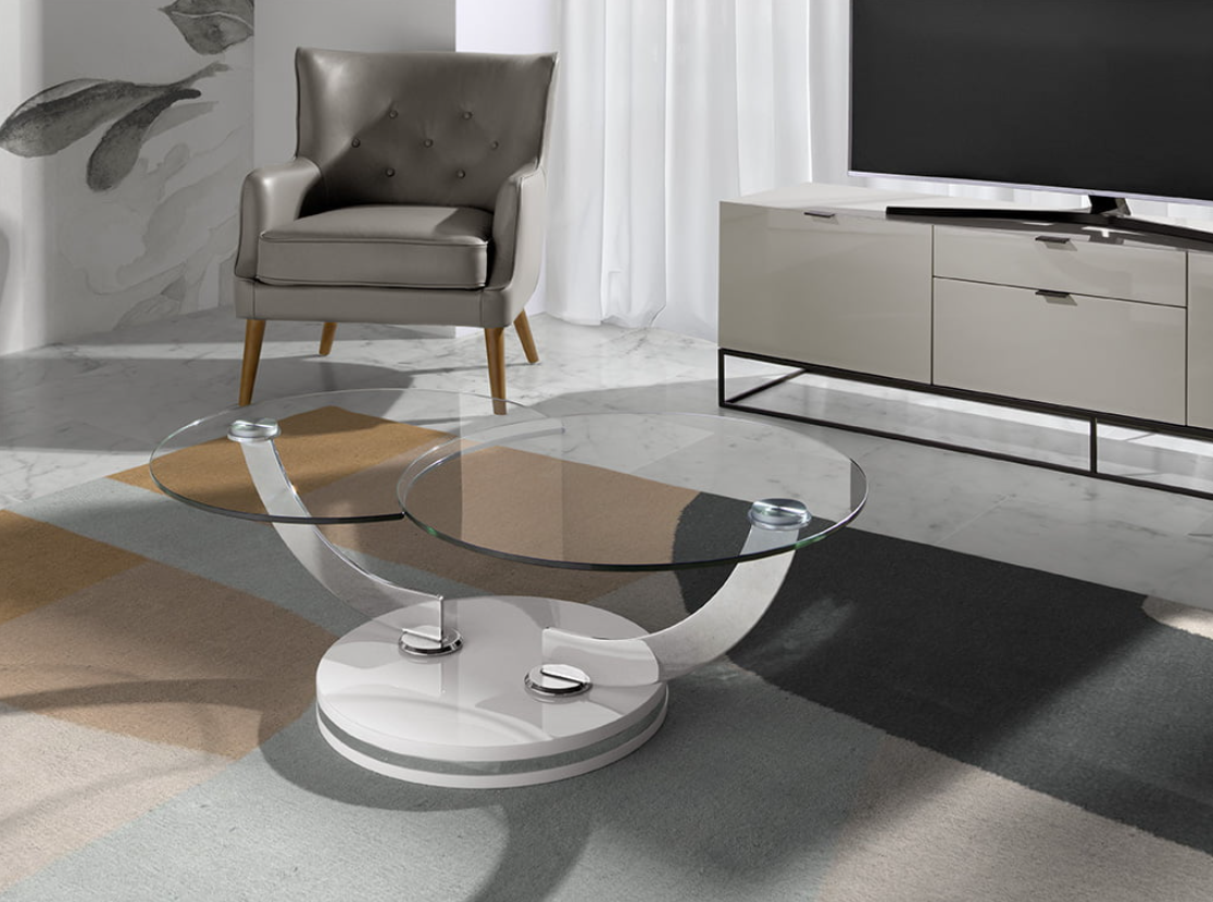 Fauteuil en cuir gris Angel Cerda