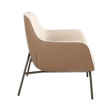 Charger l&#39;image dans la visionneuse de la galerie, Fauteuil en tissu et cuir écologique Angel Cerda 5099
