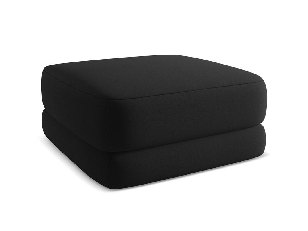 Pouf en velours confortable Kiana Makamii