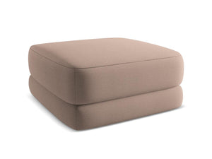 Pouf en velours confortable Kiana Makamii