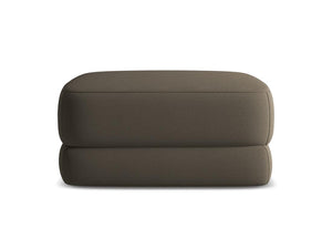 Pouf en velours confortable Kiana Makamii