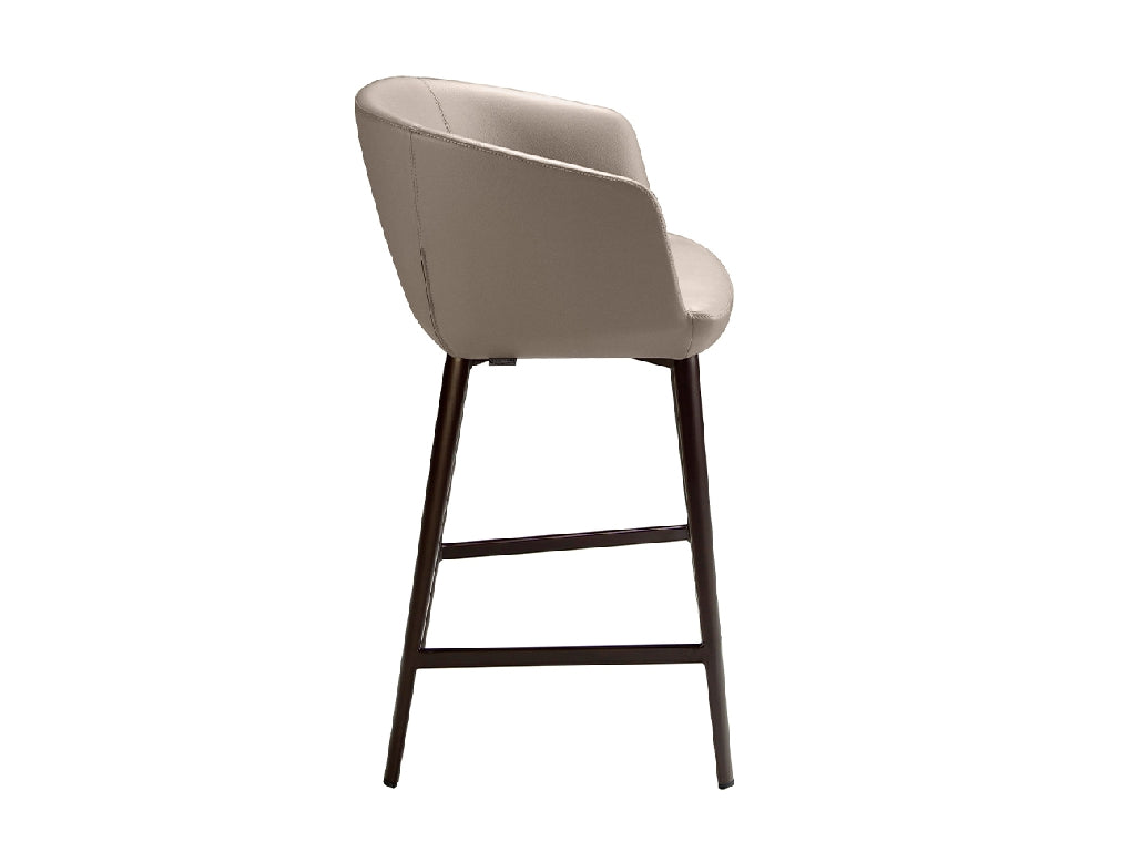 Angel Cerda Tabouret en croûte de cuir 4134