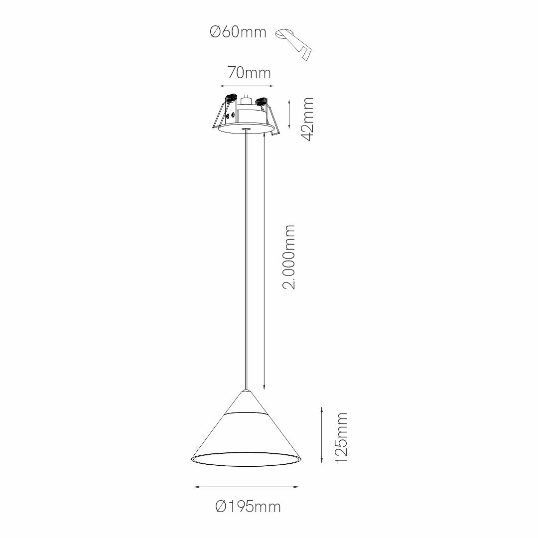 Luminaire Suspendu "Ark"