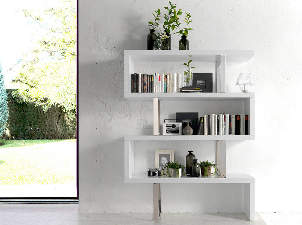 Étagère en bois blanc "Alio"