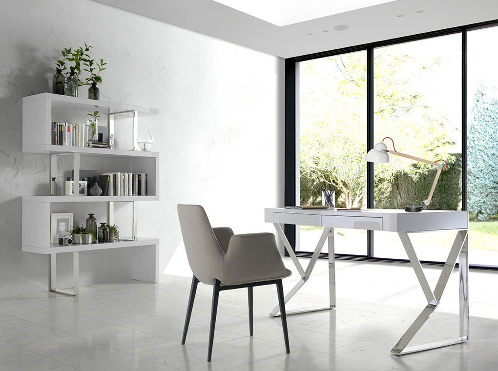 Étagère en bois blanc "Alio"