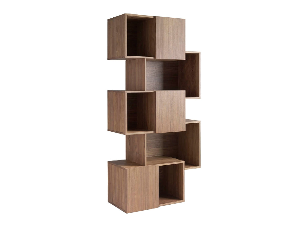 Étagère en bois de noyer "Moderno"