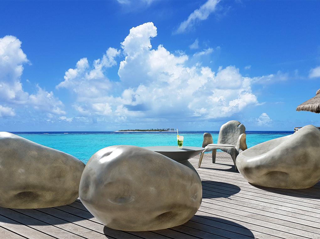 Fauteuils de jardin design "Cobble"