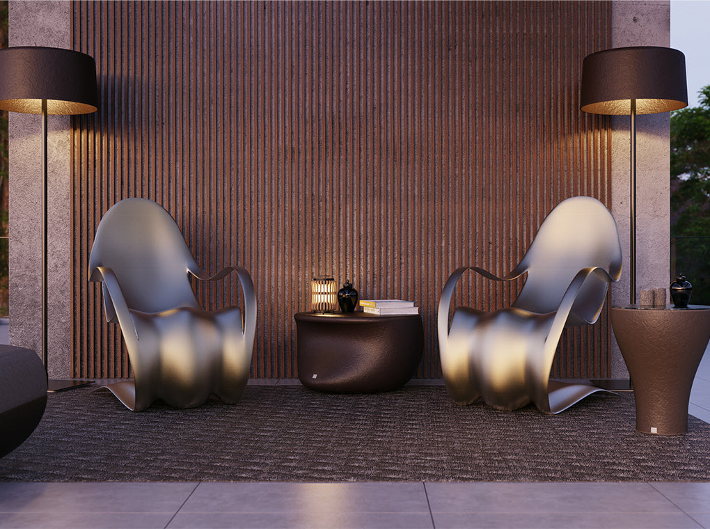 Chaise de jardin design "Flex"
