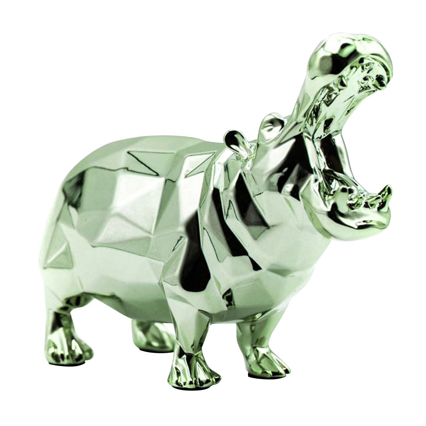 Sculpture Hippopotame  Richard ORLINSKI + Vitrine