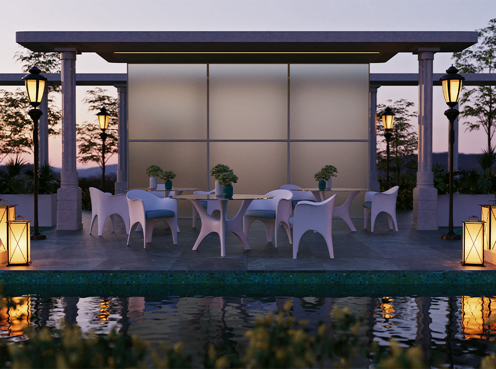 Table de jardin design "kosmos"