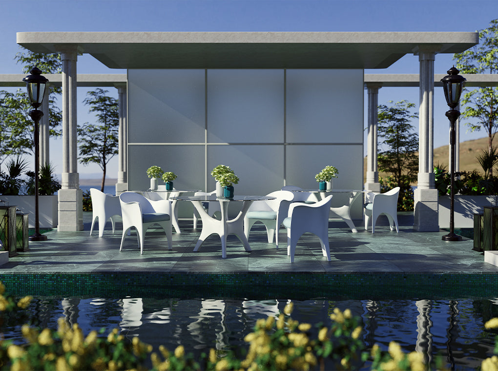 Table de jardin design "kosmos"