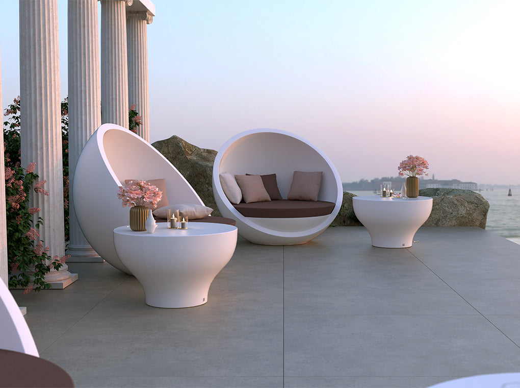 Table basse de jardin design "Bloom"