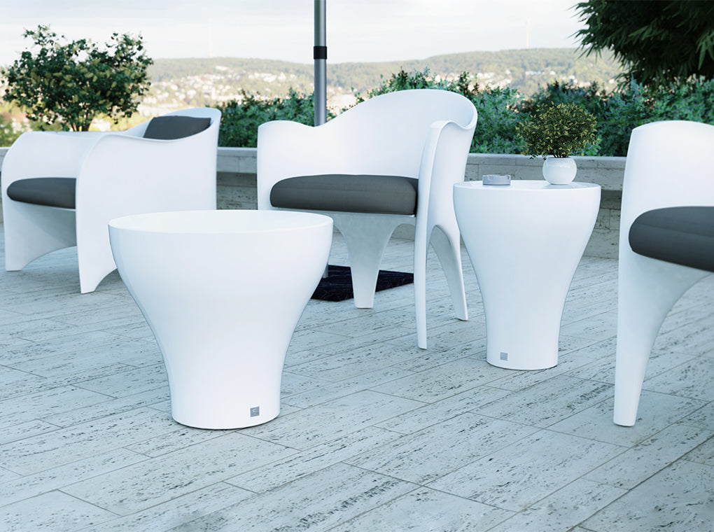 Table basse de jardin design "Bloom"