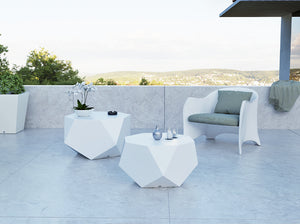 Table basse de jardin design "Diamond"
