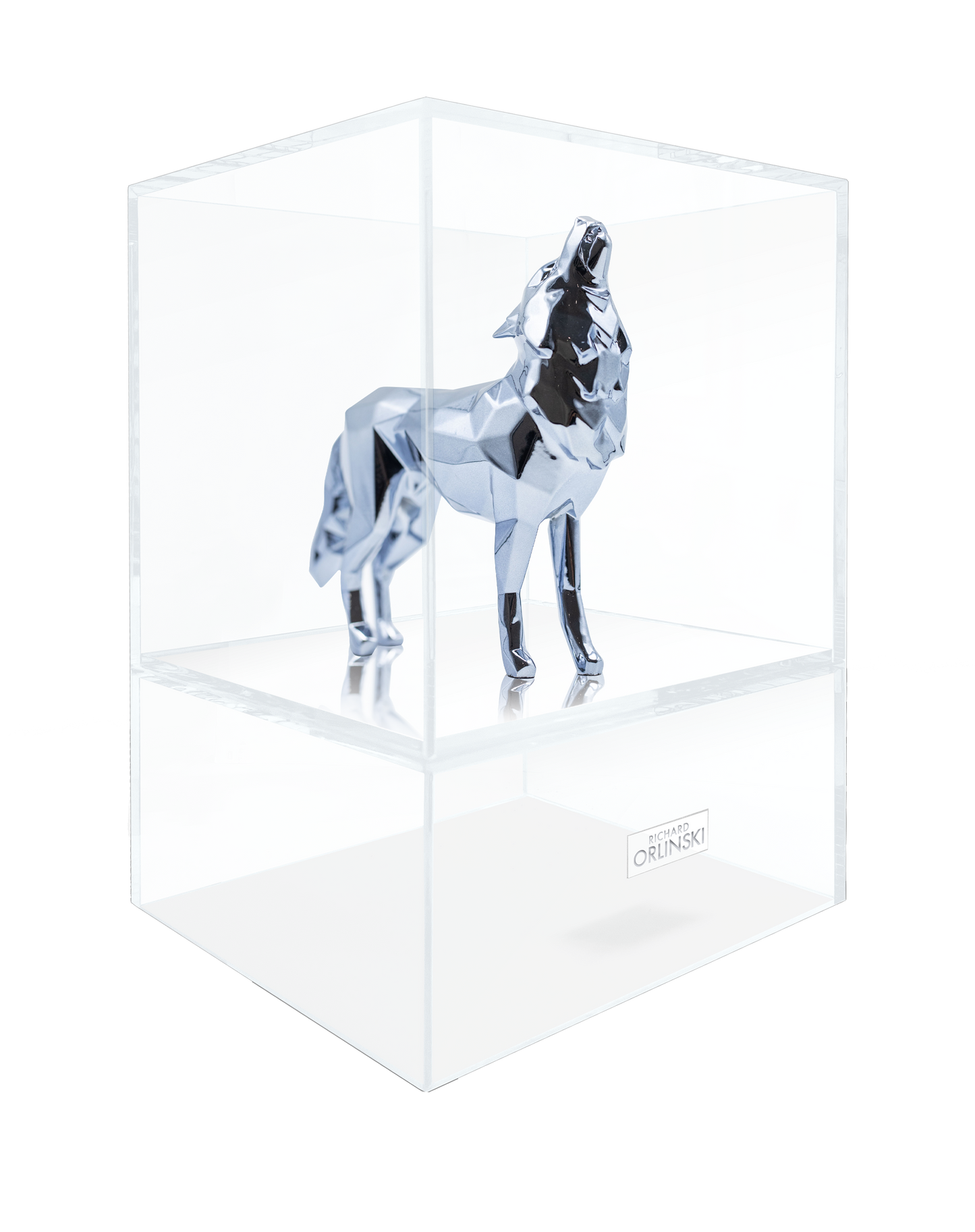 Sculpture Loup Richard ORLINSKI + Vitrine
