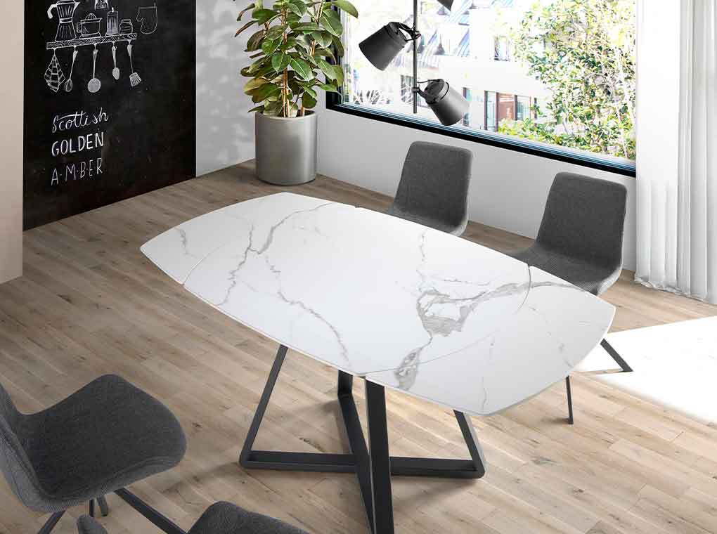 Table à manger design extensible "Séra"