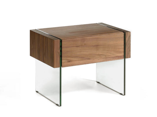 Table de chevet design "Vetro" Angel Cerda 7042