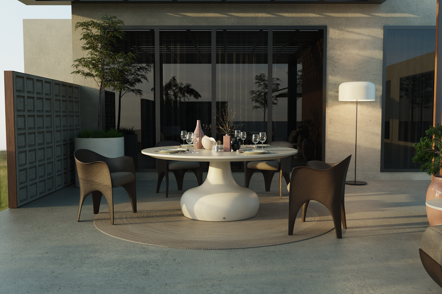 Table de jardin design "Dora"
